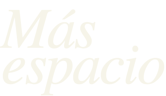 mas espacio